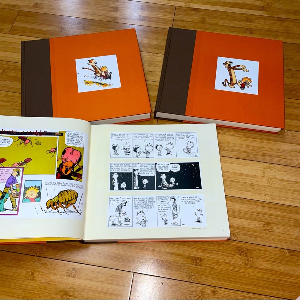 The complete Calvin and Hobbes comic books